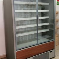 ESPOSITORE MURALE REFRIGERATO PORTE A BATTENTE