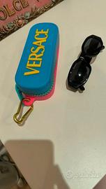 Custodia Occhiali Versace Blu e Rosa