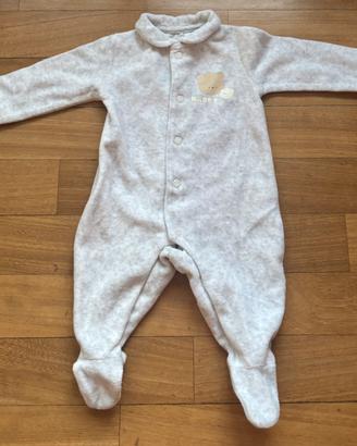 Tutina Prenatal ciniglia 56cm 1-3m con piedini