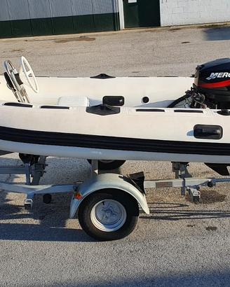 Gommone, motore, carrello, permuta