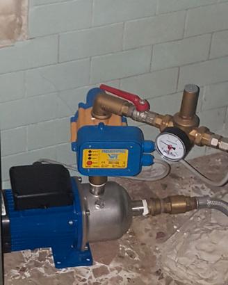 Pompa acqua Lowara +presscontrol e serbatoio