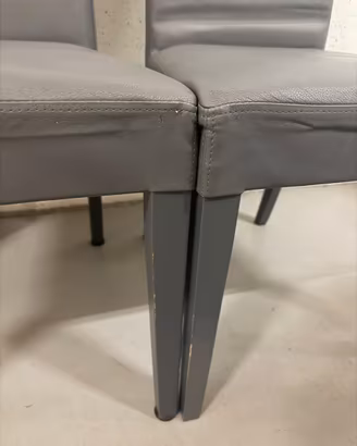 Sedie in legno e pelle Ricci casa