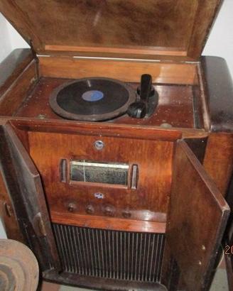 Radio giradischi Inca Radio anni 30