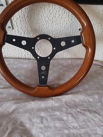 volante in radica luisi per fiat 500 epoca