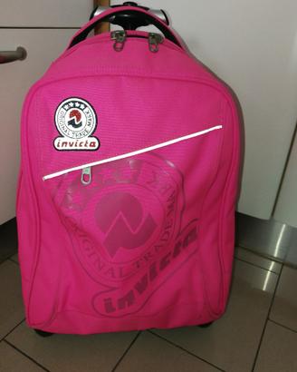 Zaino trolley Invicta rosa