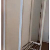 Stand Appendiabiti/giacche con 3 ripiani con aste 