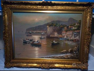 Quadro sorrento pittore mario galanti