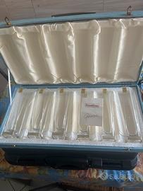 Set bicchieri vintage in cristallo Kristall Krisla