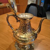 teiera d'ottone Royal Sheffield