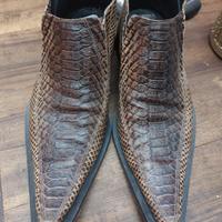 STIVALETTO IN PITONE VERO