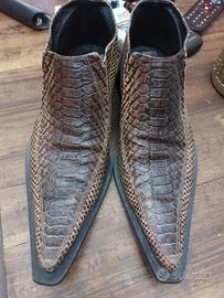 STIVALETTO IN PITONE VERO