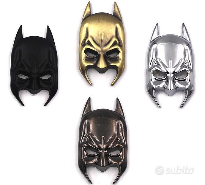Logo maschera BATMAN in 3D magnetico o adesivo - Collezionismo In