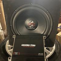 Subwoofer in cassa chiusa ground zero con amplific