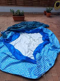 piscina gonfiabile con pompa