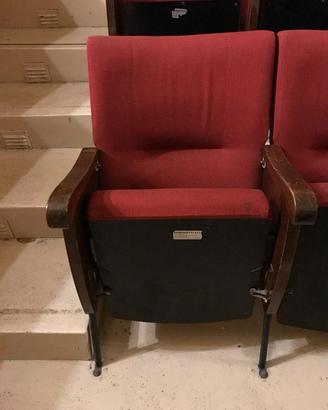 Poltrone Teatro vintage anni '70