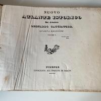 2 volumi "Nuovo Atlante Istorico" 1837