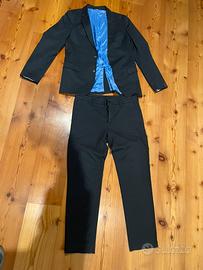 Completo (giacca + pants) Nero Benetton Slim