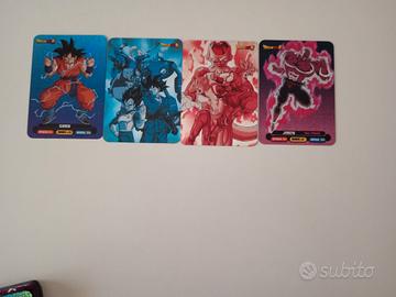 carte Dragonball super e Dragonball Z speciali