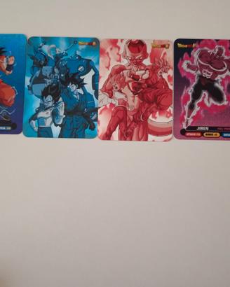 carte Dragonball super e Dragonball Z speciali