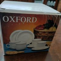 servizio 4 tazzine caffè Oxford con rigo Oro 