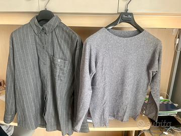 Completo donna camicia maglione M