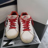 Scarpe uomo Nike Court Royale bianche e rosse n.46