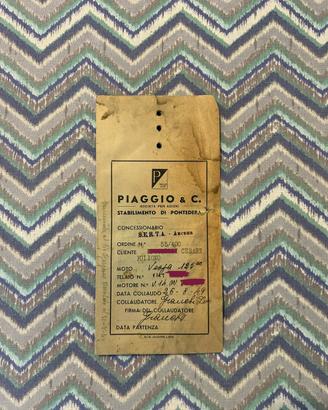 Vespa Bacchetta V11 1949