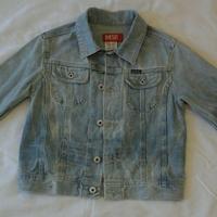 Diesel giubetto giubbino jeans bimbo anni 6/8