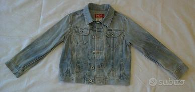Diesel giubetto giubbino jeans bimbo anni 6/8