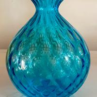 Vaso  Venini Balloton Monofiore. Colore azzurro