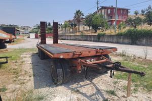  carrello porta cingoli trainabile per  camion 