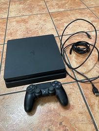 Playstation 4 slim + joystick+ 9 videogiochi