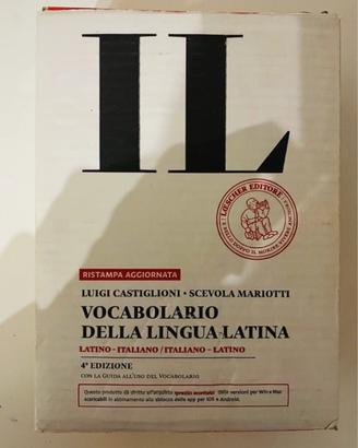 Dizionario Latino Il Castiglioni Mariotti 4^ ediz