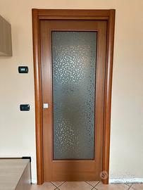 4 porte interne in legno tanganica