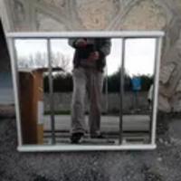 mobiletto pensile bagno a specchio 