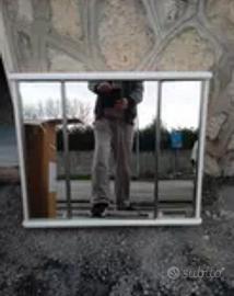 mobiletto pensile bagno a specchio 