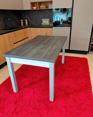 tavolo in laminato grigio orion allungabile