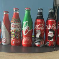 Collezione bottiglie contour Coca-Cola