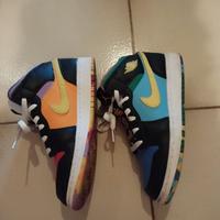 scarpe Jordan Mid school colorate