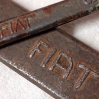 2 VECCHIE CHIAVI INGLESI FIAT VINTAGE 