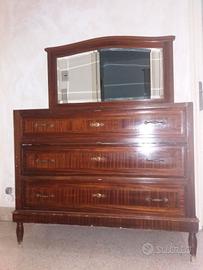 Comò Antico Stile Classico "Cappuccino" Metà '900