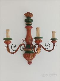 coppia di applique da parete antiche