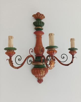 coppia di applique da parete antiche