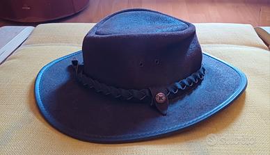cappello originale BC Hats in vera pelle 

