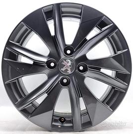 4 Cerchi da 16' in Lega - Peugeot - 2008 New - 982