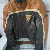 giubbino moto donna tg. 42 Dainese pelle, color br