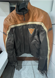 giubbino moto donna tg. 42 Dainese pelle, color br