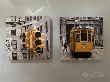 Set 2 pezzi stile urban 20 x 20