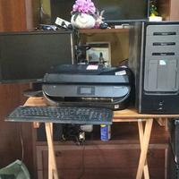 PC + monitor+ tastiera+ stampante wireless 