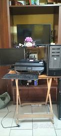PC + monitor+ tastiera+ stampante wireless 